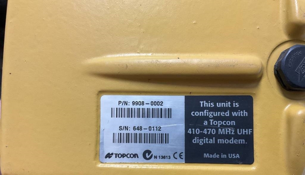 Topcon GX-60 3D GPS EQUIPMENT - Elektrisüsteem - Ehitusmasinad: pilt 5 Topcon GX-60 3D GPS EQUIPMENT - Elektrisüsteem - Ehitusmasinad: pilt 5