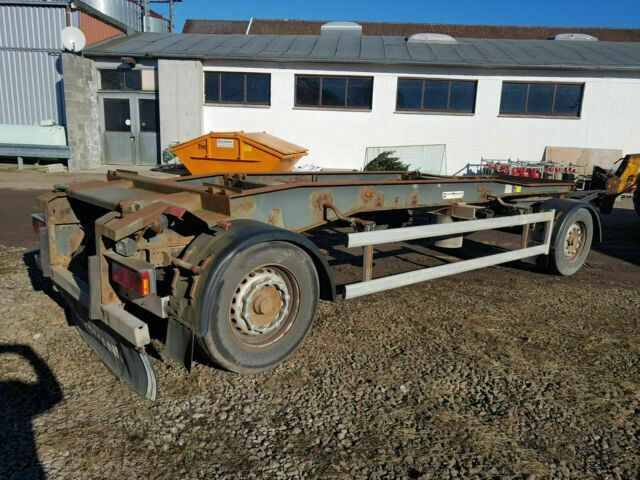 Huffermann HSA 1870 Abrollanhänger Deutsche Maschine - Konteinerveduk/ Tõstuk järelhaagis: pilt 3 Huffermann HSA 1870 Abrollanhänger Deutsche Maschine - Konteinerveduk/ Tõstuk järelhaagis: pilt 3