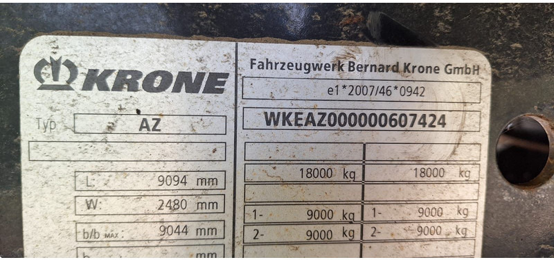 Krone BDF Wechselbrückenanhänger - Konteinerveduk/ Tõstuk järelhaagis: pilt 4 Krone BDF Wechselbrückenanhänger - Konteinerveduk/ Tõstuk järelhaagis: pilt 4