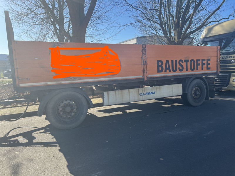 Krone Baustoff Anhänger Luftgefedert ABS - Platvormhaagis/ Madelhaagis: pilt 1 Krone Baustoff Anhänger Luftgefedert ABS - Platvormhaagis/ Madelhaagis: pilt 1