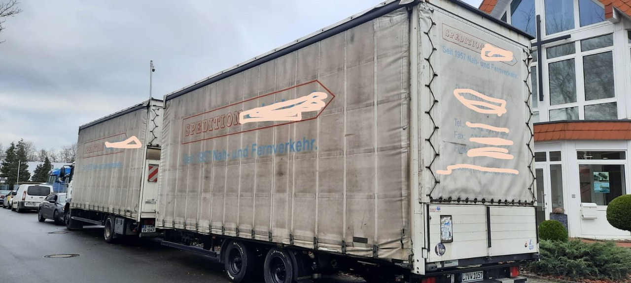 MAN 12.250 TGM Jumbo Mit Anhänger - Tent veoauto, Tenthaagis: pilt 4 MAN 12.250 TGM Jumbo Mit Anhänger - Tent veoauto, Tenthaagis: pilt 4