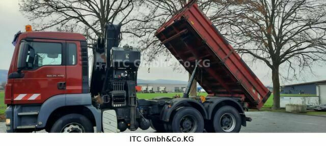 MAN 26.440TGS Kipper+Kran Meiller/Stahl - Kallurauto, Kraanaga veoauto: pilt 5 MAN 26.440TGS Kipper+Kran Meiller/Stahl - Kallurauto, Kraanaga veoauto: pilt 5