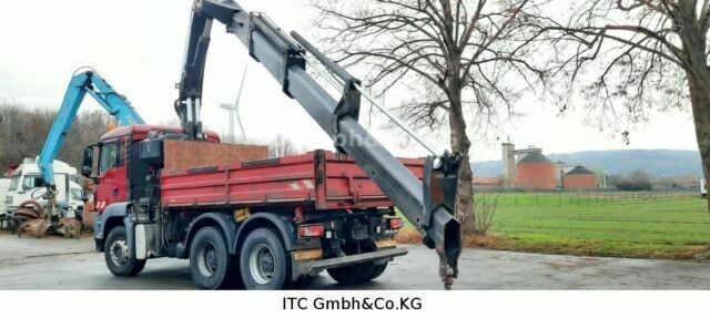 MAN 26.440TGS Kipper+Kran Meiller/Stahl - Kallurauto, Kraanaga veoauto: pilt 4 MAN 26.440TGS Kipper+Kran Meiller/Stahl - Kallurauto, Kraanaga veoauto: pilt 4