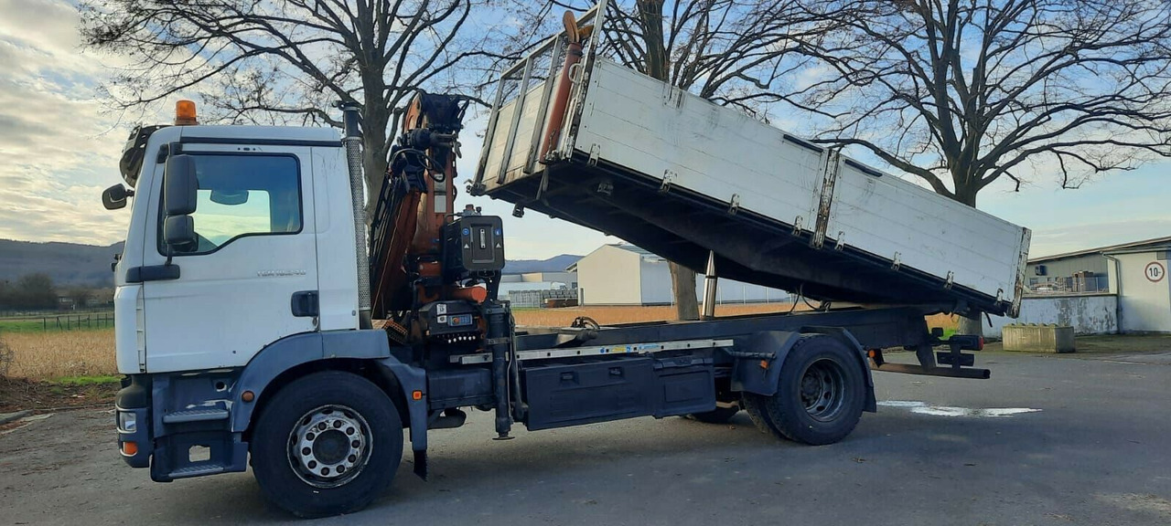Kallurauto, Kraanaga veoauto MAN TGM 18.240PS 4x2 3.S-Kipper mit Kran: pilt 8
