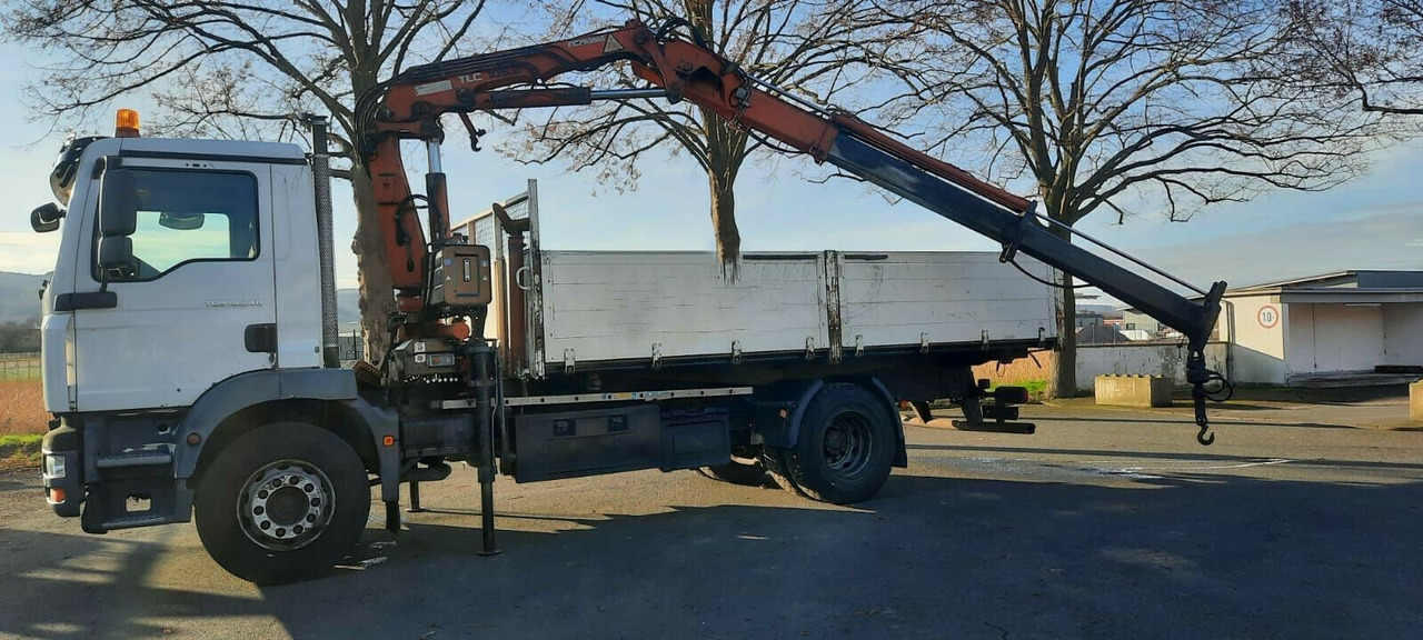 Kallurauto, Kraanaga veoauto MAN TGM 18.240PS 4x2 3.S-Kipper mit Kran: pilt 9