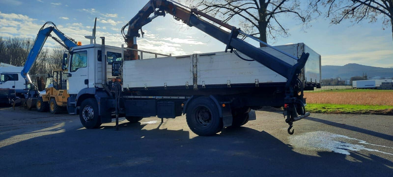 Kallurauto, Kraanaga veoauto MAN TGM 18.240PS 4x2 3.S-Kipper mit Kran: pilt 10
