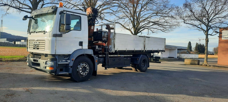Kallurauto, Kraanaga veoauto MAN TGM 18.240PS 4x2 3.S-Kipper mit Kran: pilt 7