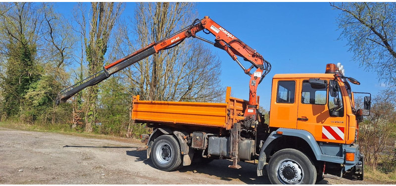 MAN TGM 18.240PS 4x4 3.S-Kipper mit Kran - Kallurauto, Kraanaga veoauto: pilt 3 MAN TGM 18.240PS 4x4 3.S-Kipper mit Kran - Kallurauto, Kraanaga veoauto: pilt 3