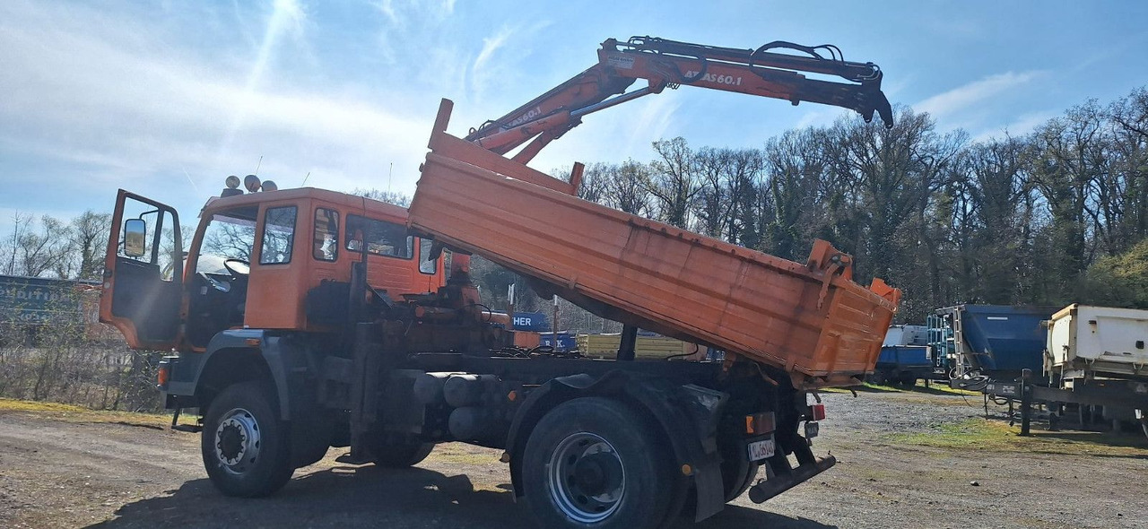 MAN TGM 18.240PS 4x4 3.S-Kipper mit Kran - Kallurauto, Kraanaga veoauto: pilt 4 MAN TGM 18.240PS 4x4 3.S-Kipper mit Kran - Kallurauto, Kraanaga veoauto: pilt 4