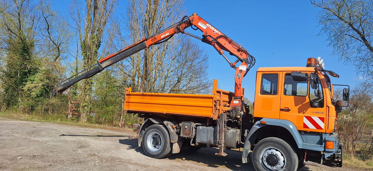 MAN TGM 18.240PS 4x4 3.S-Kipper mit Kran - Kallurauto, Kraanaga veoauto: pilt 3 MAN TGM 18.240PS 4x4 3.S-Kipper mit Kran - Kallurauto, Kraanaga veoauto: pilt 3