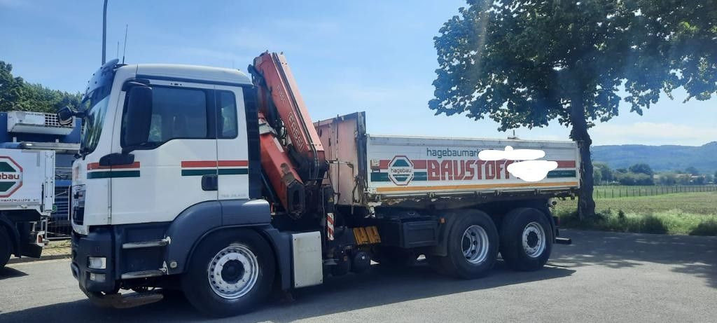 MAN TGS 26.400 Kipper Mit Kran/Funk - Kallurauto, Kraanaga veoauto: pilt 1 MAN TGS 26.400 Kipper Mit Kran/Funk - Kallurauto, Kraanaga veoauto: pilt 1