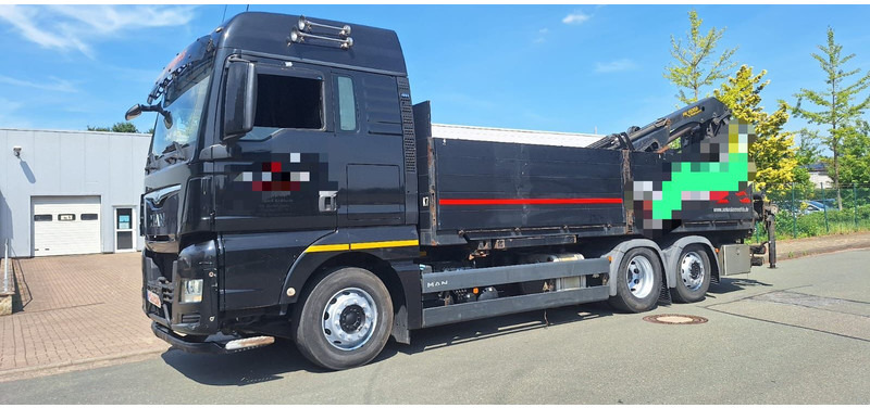 MAN TGX 26.440 6x2 LLW Pritsche mit Kran Palfinge - Madelveok/ Platvormveok, Kraanaga veoauto: pilt 1 MAN TGX 26.440 6x2 LLW Pritsche mit Kran Palfinge - Madelveok/ Platvormveok, Kraanaga veoauto: pilt 1