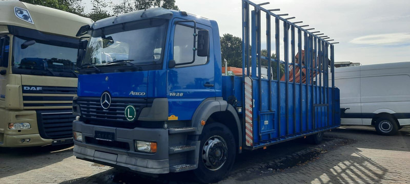 Mercedes-Benz 1828 Pritsche+Glastransport - Madelveok/ Platvormveok, Kraanaga veoauto: pilt 2 Mercedes-Benz 1828 Pritsche+Glastransport - Madelveok/ Platvormveok, Kraanaga veoauto: pilt 2