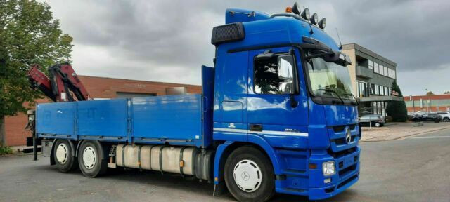 Mercedes-Benz 2544 Pritsche mit Kran Hiab XS am Heck - Madelveok/ Platvormveok, Kraanaga veoauto: pilt 2 Mercedes-Benz 2544 Pritsche mit Kran Hiab XS am Heck - Madelveok/ Platvormveok, Kraanaga veoauto: pilt 2