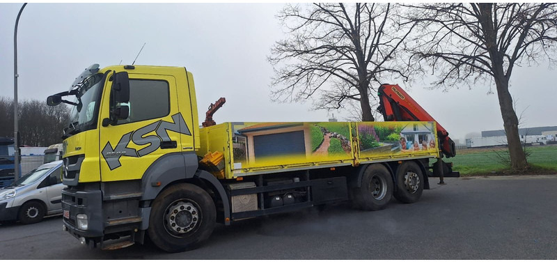 Mercedes-Benz 2636 Axor 3-Achser 6x2 mit Kran PK14002+Funk - Madelveok/ Platvormveok, Kraanaga veoauto: pilt 2 Mercedes-Benz 2636 Axor 3-Achser 6x2 mit Kran PK14002+Funk - Madelveok/ Platvormveok, Kraanaga veoauto: pilt 2
