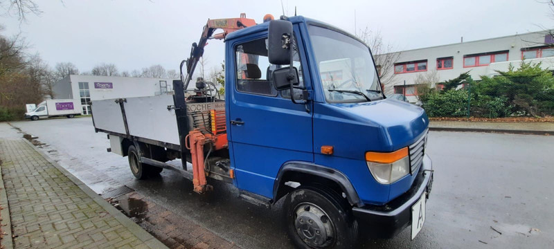 Mercedes-Benz 814 Pritsche mit Kran+Greifer - Madelveok/ Platvormveok, Kraanaga veoauto: pilt 4 Mercedes-Benz 814 Pritsche mit Kran+Greifer - Madelveok/ Platvormveok, Kraanaga veoauto: pilt 4