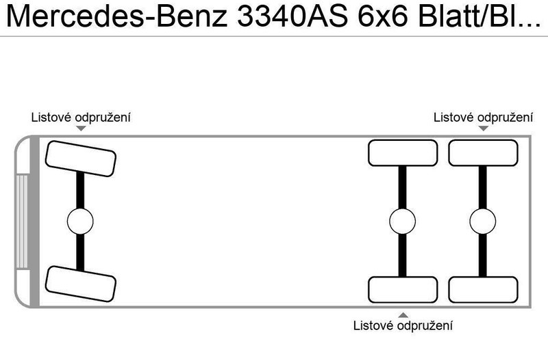 Mercedes-Benz 3340AS 6x6 Blatt/Blatt German Truck - Sadulveok: pilt 3 Mercedes-Benz 3340AS 6x6 Blatt/Blatt German Truck - Sadulveok: pilt 3
