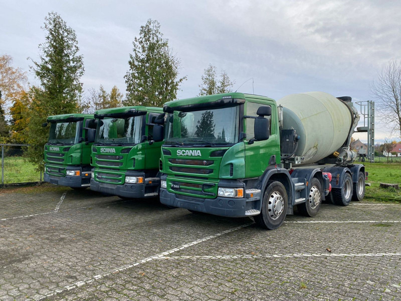 Scania 2x P360 Betonmischer 8x4 Blatt/Blatt E6 2 stück - Autobetoonisegisti: pilt 1 Scania 2x P360 Betonmischer 8x4 Blatt/Blatt E6 2 stück - Autobetoonisegisti: pilt 1