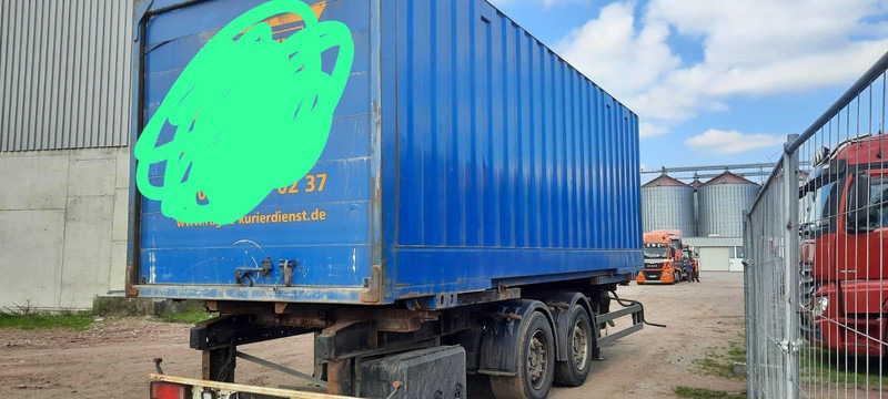 Schmitz Cargobull Containeranhänger mit Container - Konteinerveduk/ Tõstuk järelhaagis: pilt 5 Schmitz Cargobull Containeranhänger mit Container - Konteinerveduk/ Tõstuk järelhaagis: pilt 5