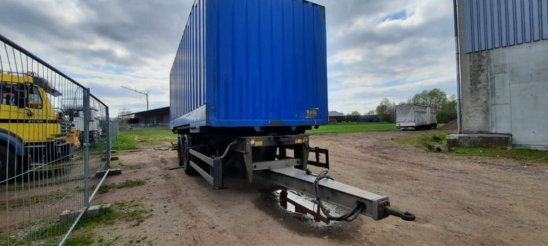Schmitz Cargobull Containeranhänger mit Container - Konteinerveduk/ Tõstuk järelhaagis: pilt 4 Schmitz Cargobull Containeranhänger mit Container - Konteinerveduk/ Tõstuk järelhaagis: pilt 4