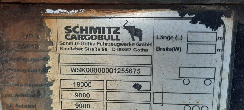 Schmitz Cargobull Containeranhänger mit Container - Konteinerveduk/ Tõstuk järelhaagis: pilt 2 Schmitz Cargobull Containeranhänger mit Container - Konteinerveduk/ Tõstuk järelhaagis: pilt 2