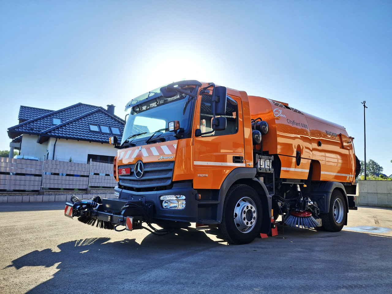MERCEDES-BENZ Atego 1523 Zamiatarka Kehrmaschine BUCHER CityFant 6000 Euro 6 PM10 L/R Rura Do Liści - Tänavapühkimismasin: pilt 2 MERCEDES-BENZ Atego 1523 Zamiatarka Kehrmaschine BUCHER CityFant 6000 Euro 6 PM10 L/R Rura Do Liści - Tänavapühkimismasin: pilt 2