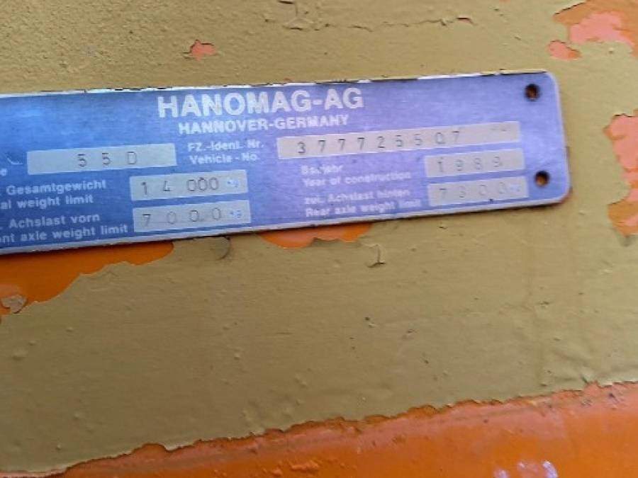 Hanomag 55 D - Rataslaadur: pilt 1 Hanomag 55 D - Rataslaadur: pilt 1