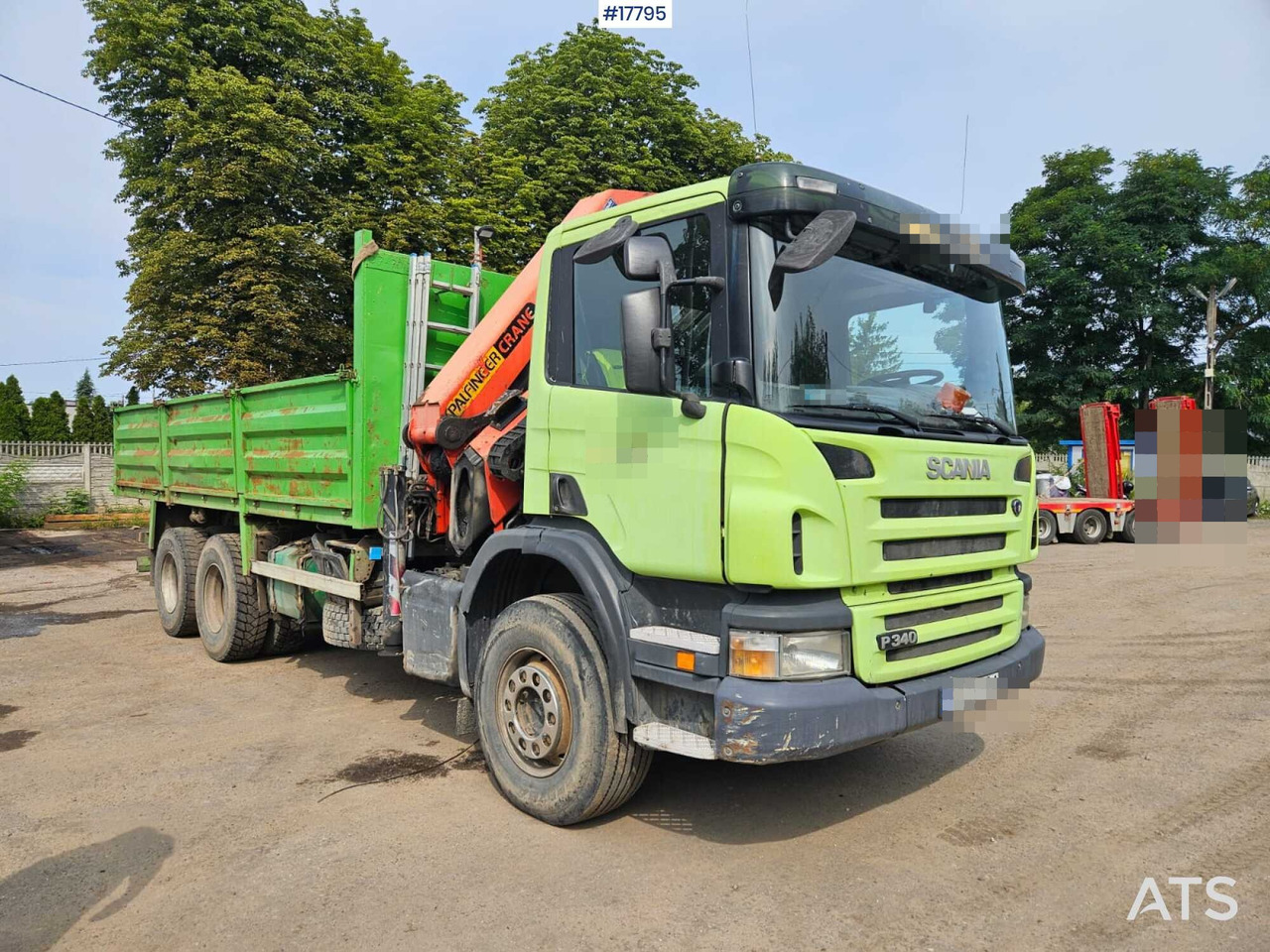 2007 Scania P 340 - Madelveok/ Platvormveok, Kraanaga veoauto: pilt 1 2007 Scania P 340 - Madelveok/ Platvormveok, Kraanaga veoauto: pilt 1