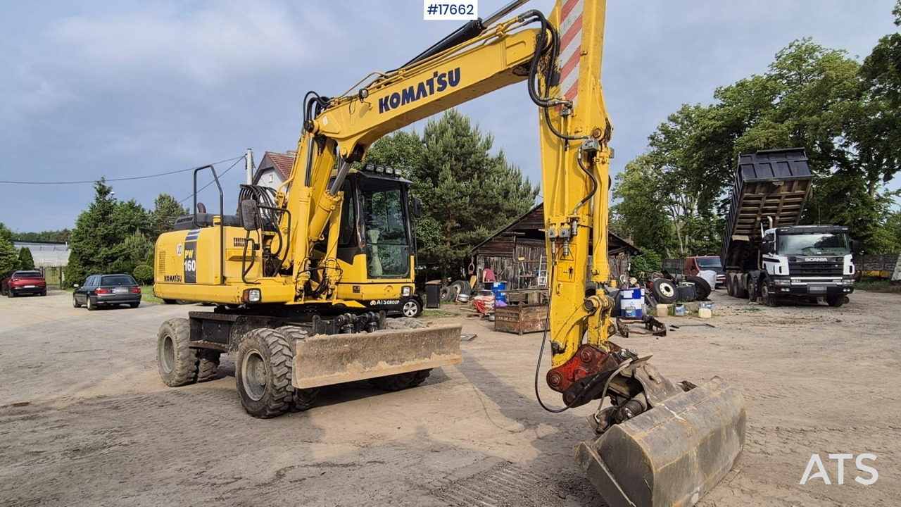 2012 Komatsu PW 160 - Ratastel ekskavaator: pilt 3 2012 Komatsu PW 160 - Ratastel ekskavaator: pilt 3