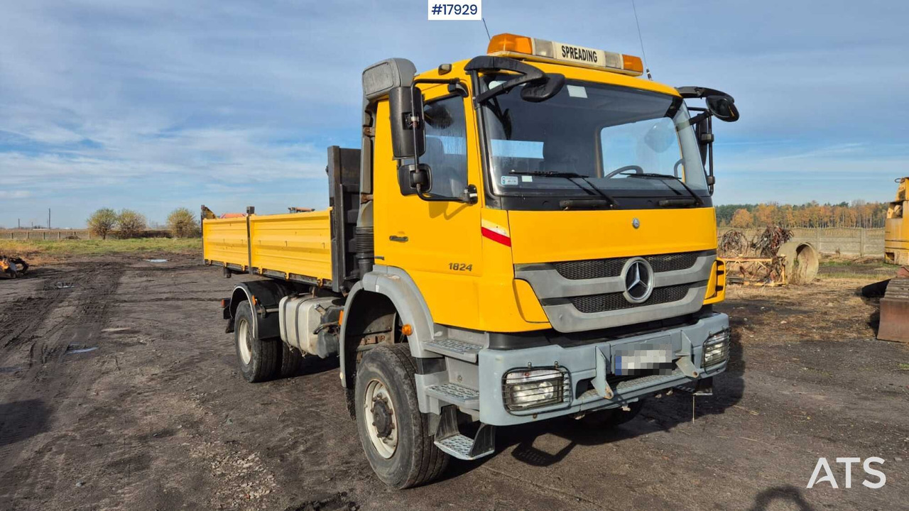 Mercedes-Benz 1824 4x4 dump truck (2005) - Kallurauto: pilt 1 Mercedes-Benz 1824 4x4 dump truck (2005) - Kallurauto: pilt 1