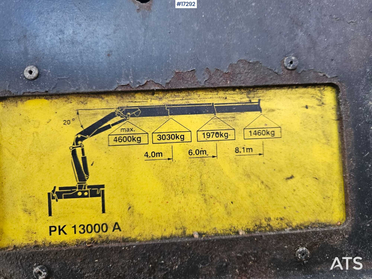 PALFINGER PK 13000 hydraulic crane (1997) - Kraana-manipulaator: pilt 5 PALFINGER PK 13000 hydraulic crane (1997) - Kraana-manipulaator: pilt 5