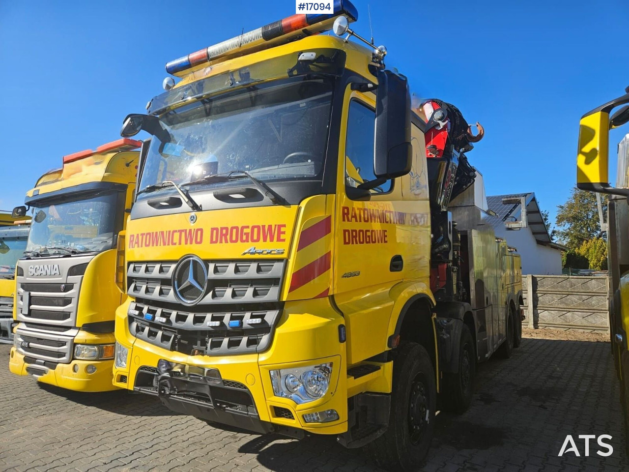 Specjalistyczny pojazd ratunkowy Mercedes Benz Arocs 4853 8x8 (2021) - Puksiirauto: pilt 5 Specjalistyczny pojazd ratunkowy Mercedes Benz Arocs 4853 8x8 (2021) - Puksiirauto: pilt 5