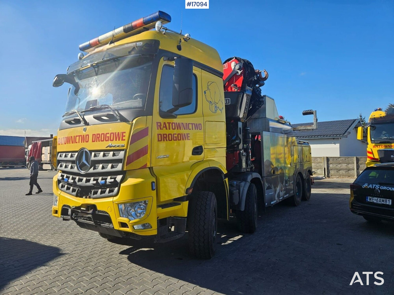 Specjalistyczny pojazd ratunkowy Mercedes Benz Arocs 4853 8x8 (2021) - Puksiirauto: pilt 1 Specjalistyczny pojazd ratunkowy Mercedes Benz Arocs 4853 8x8 (2021) - Puksiirauto: pilt 1
