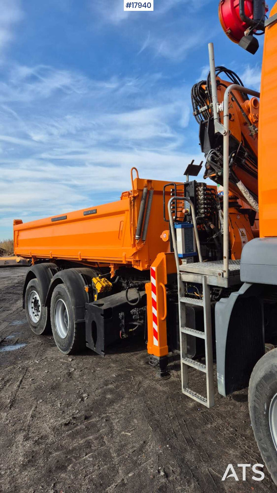 Kallurauto, Kraanaga veoauto Tipper/sand spreader with HDS - MAN TGS 28.360 6x4 (2008): pilt 10