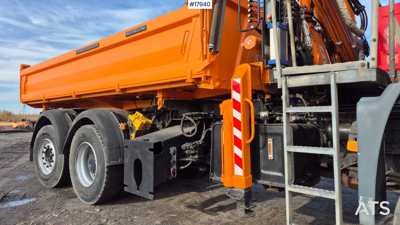 Kallurauto, Kraanaga veoauto Tipper/sand spreader with HDS - MAN TGS 28.360 6x4 (2008): pilt 11