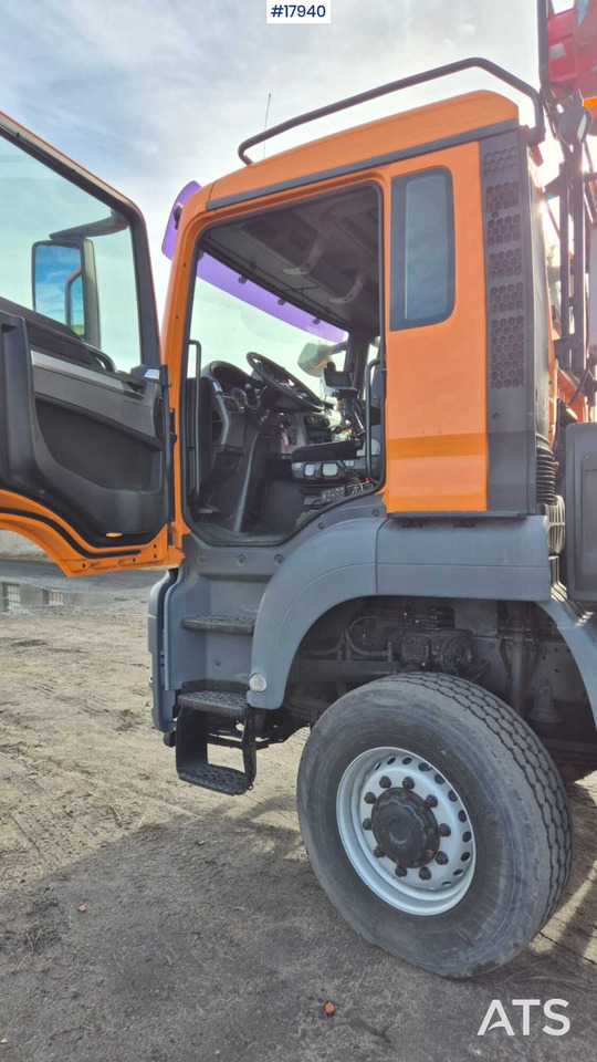 Kallurauto, Kraanaga veoauto Tipper/sand spreader with HDS - MAN TGS 28.360 6x4 (2008): pilt 15