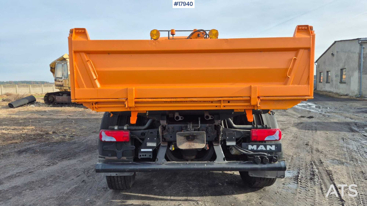 Kallurauto, Kraanaga veoauto Tipper/sand spreader with HDS - MAN TGS 28.360 6x4 (2008): pilt 8