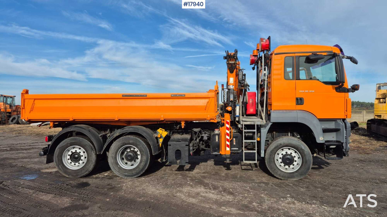 Tipper/sand spreader with HDS - MAN TGS 28.360 6x4 (2008) - Kallurauto, Kraanaga veoauto: pilt 4 Tipper/sand spreader with HDS - MAN TGS 28.360 6x4 (2008) - Kallurauto, Kraanaga veoauto: pilt 4