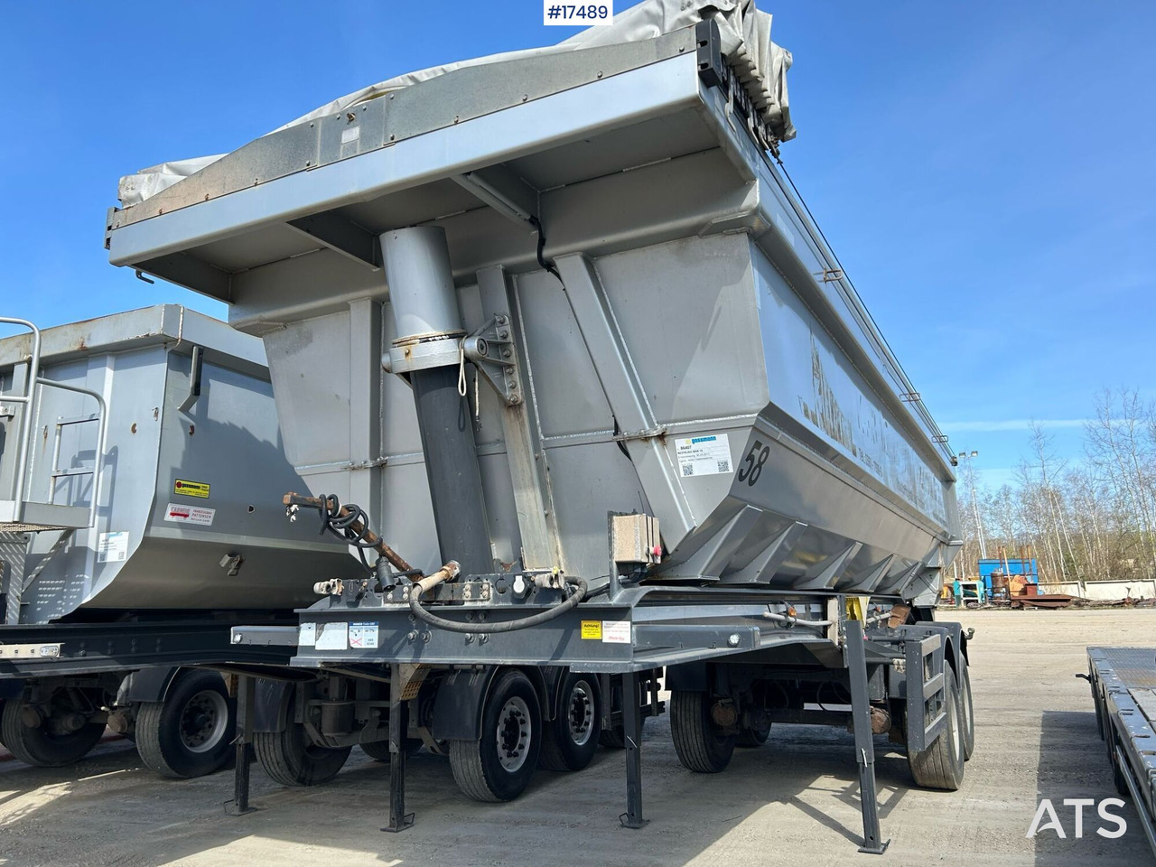 Truck semi-trailer, tipper MEIERLING MSK 18 (2017) - Kallur-poolhaagis: pilt 5 Truck semi-trailer, tipper MEIERLING MSK 18 (2017) - Kallur-poolhaagis: pilt 5