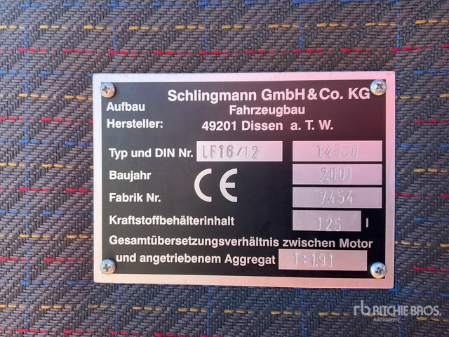 2001 MAN M34 4x4 Crew Cab Fire Truck - Tuletõrjeauto: pilt 5 2001 MAN M34 4x4 Crew Cab Fire Truck - Tuletõrjeauto: pilt 5