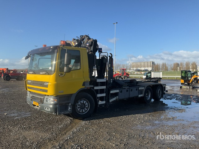 2008 DAF FAS75 6x2 Hooklift Truck - Konkstõstukiga veoauto, Kraanaga veoauto: pilt 2 2008 DAF FAS75 6x2 Hooklift Truck - Konkstõstukiga veoauto, Kraanaga veoauto: pilt 2