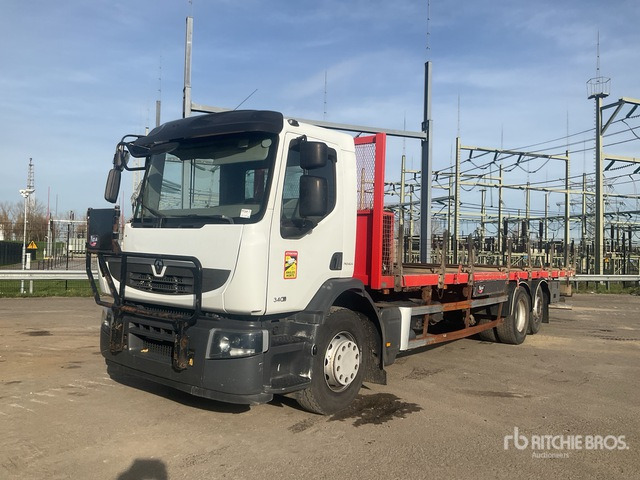 2012 Renault Premium 340 6x2 Flatbed Truck - Madelveok/ Platvormveok: pilt 1 2012 Renault Premium 340 6x2 Flatbed Truck - Madelveok/ Platvormveok: pilt 1