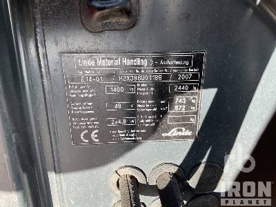 LINDE LINDE E14-01 1400 kg - Elektritõstuk: pilt 5 LINDE LINDE E14-01 1400 kg - Elektritõstuk: pilt 5