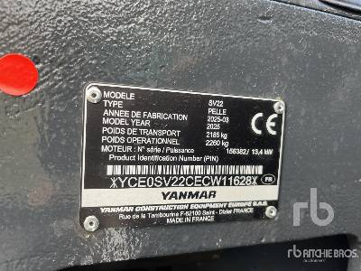 YANMAR SV22CR BL P4M C (Unused) - Miniekskavaator: pilt 2 YANMAR SV22CR BL P4M C (Unused) - Miniekskavaator: pilt 2