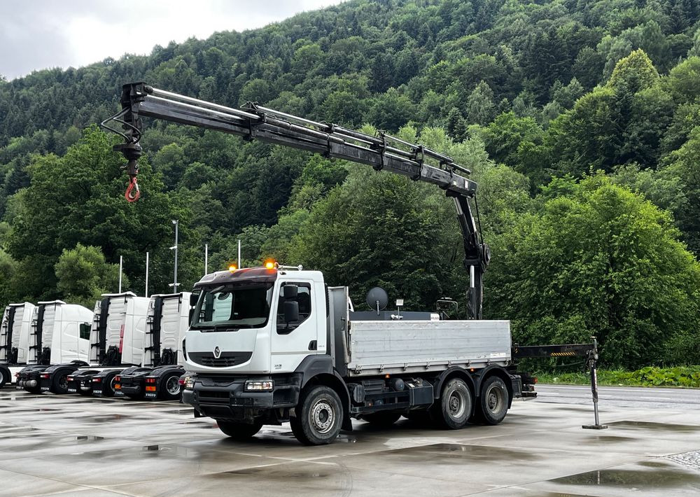 Renault Kerax 380 EEV // Skrzynia Burtowa // HIAB XS166 Hipro + Radio // Zwolnice // // - Madelveok/ Platvormveok, Kraanaga veoauto: pilt 1 Renault Kerax 380 EEV // Skrzynia Burtowa // HIAB XS166 Hipro + Radio // Zwolnice // // - Madelveok/ Platvormveok, Kraanaga veoauto: pilt 1