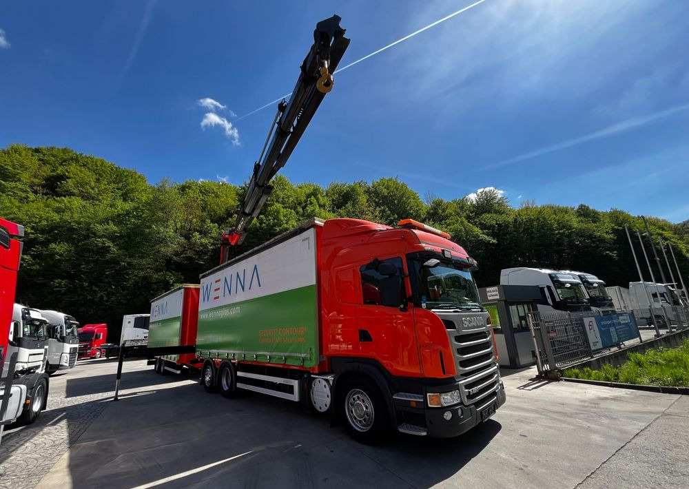 Scania G420 // Tandem // HDS Palfinger 18002 EH // Przyczepa // Oś skrętna podnoszona // Video !!! - Tent veoauto, Kraanaga veoauto: pilt 2 Scania G420 // Tandem // HDS Palfinger 18002 EH // Przyczepa // Oś skrętna podnoszona // Video !!! - Tent veoauto, Kraanaga veoauto: pilt 2