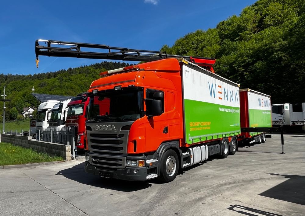 Scania G420 // Tandem // HDS Palfinger 18002 EH // Przyczepa // Oś skrętna podnoszona // Video !!! - Tent veoauto, Tenthaagis: pilt 1 Scania G420 // Tandem // HDS Palfinger 18002 EH // Przyczepa // Oś skrętna podnoszona // Video !!! - Tent veoauto, Tenthaagis: pilt 1