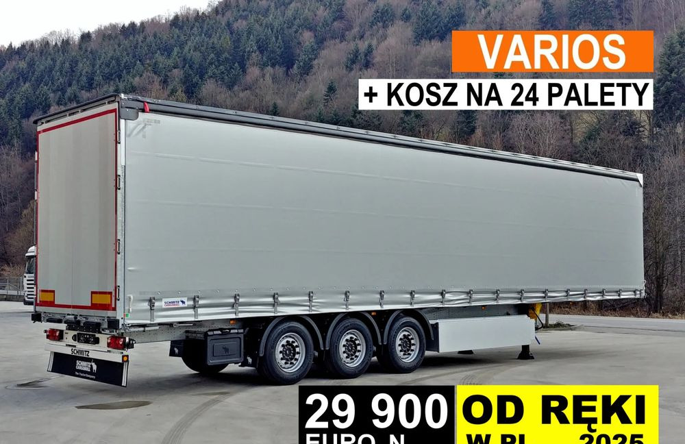 Schmitz Cargobull VARIOS + 24 PAL KOSZ - Tentpoolhaagis: pilt 1 Schmitz Cargobull VARIOS + 24 PAL KOSZ - Tentpoolhaagis: pilt 1
