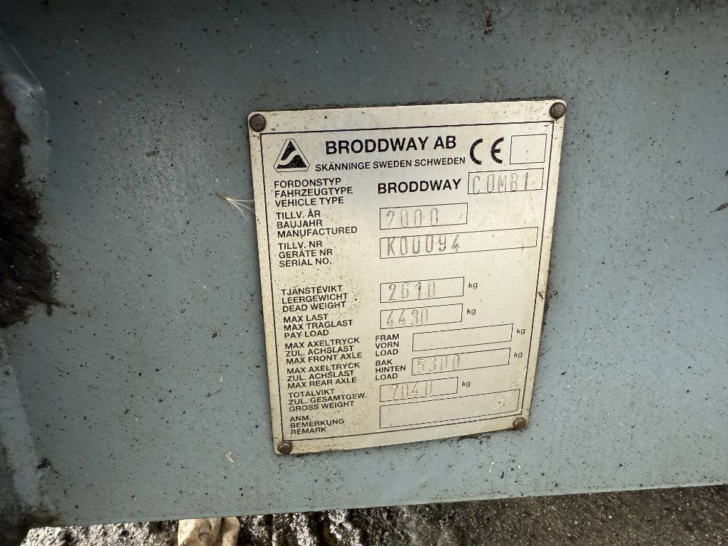 Tänavapühkimismasin Broddway Combi feievogn: pilt 10