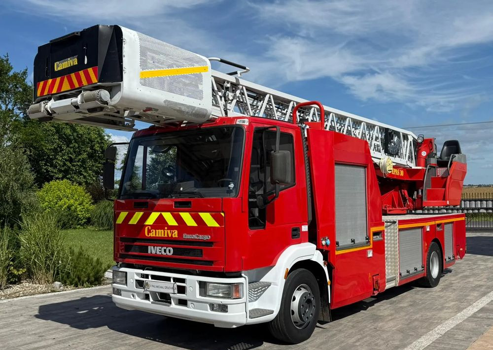 Tuletõrjeauto, Veoautolt tõusev platvorm Iveco Eurocargo 130E24: pilt 6